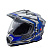 AIM Шлем кросс/эндуро JK802S Blue/Grey/Black в Саратове