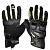 Sweep Перчатки кожаные+текстиль Hammer Black/Yellow в Саратове