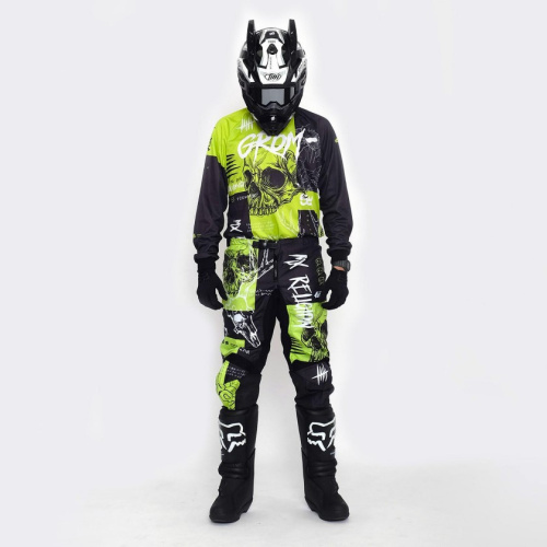 Grom Джерси MX Religion lime в Саратове