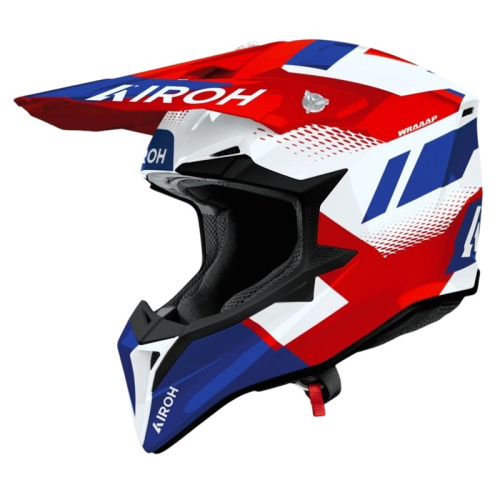 Airoh Шлем Wraaap Vision Red-Blue Gloss в Саратове