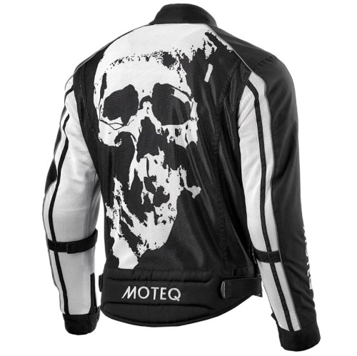 Moteq Мотокуртка текстильная сетка Rebel Черно-белая в Саратове
