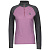 Scott Термокофта женская  Zip Defined Merino dark grey melange/cassis pink в Саратове
