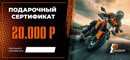 Подарочный сертификат Pro-Ekip.ru на 20.000р в Саратове