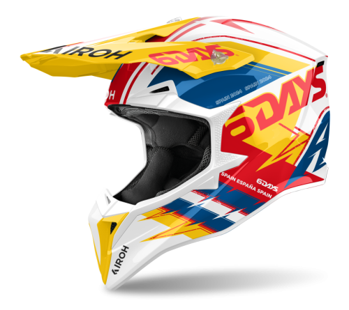 Airoh Мотошлем Wraaap Sixdays Spain 2024 Glossy в Саратове