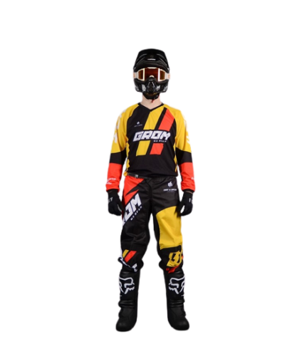 Grom Штаны кроссовые Race Redyellow в Саратове