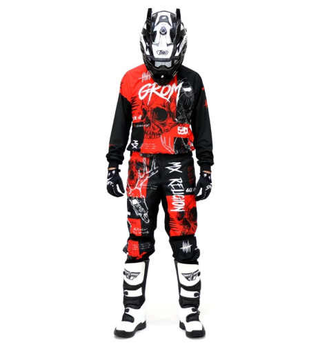 Grom Джерси + штаны MX Religion red в Саратове