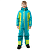 Dragonfly Зимний утепленный комбинезон Gravity Teenager Dark Green - Lime 2025 в Саратове