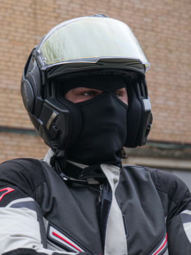 MotoLike Подшлемник Хлопок/Эластан Черный Ninja в Саратове