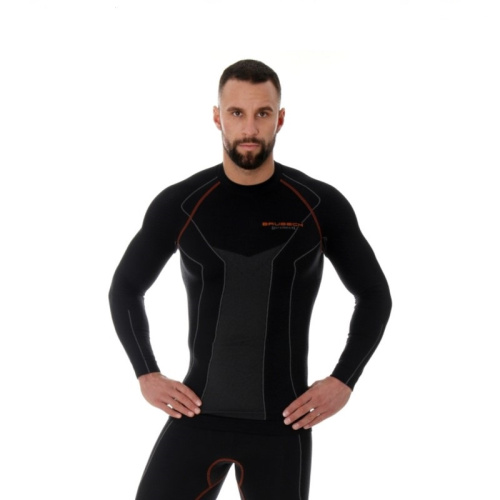 Brubeck Футболка мужская Thermo Protect черный в Саратове