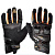 Sweep Перчатки кожаные+текстиль Hammer Black/Orange в Саратове