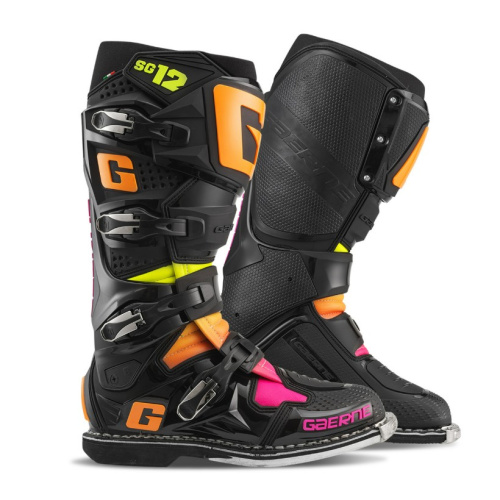 Gaerne Мотоботы SG-12 Black/Orange/Pink в Саратове